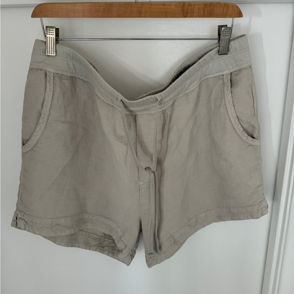 James Perse Stone Linen Short | Size 4 NWT